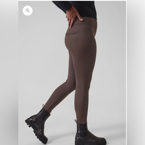 Athleta Pants - NWT sold out online Brown Sold Athleta Delancey Herringbone Tight S Brown